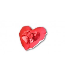 cuscino cuore grande bicolore 50x45 cm - Conf. da 2 pz.
