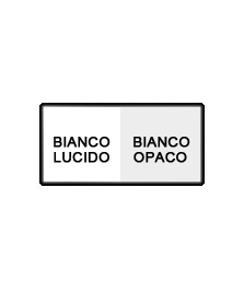 Bianco lucido/opaco 
