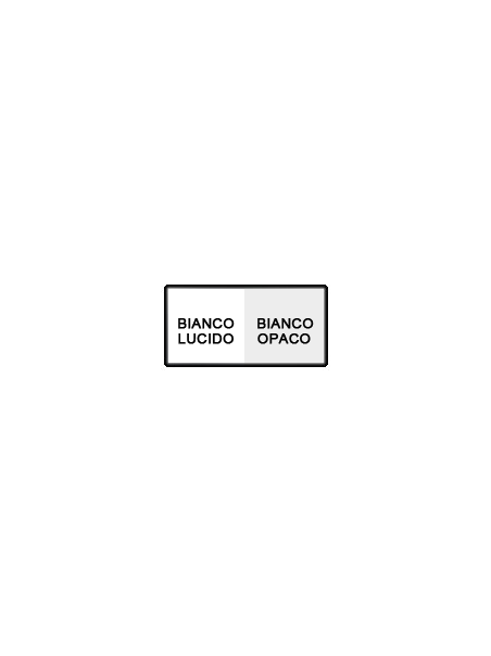 Bianco lucido/opaco