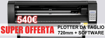 plotter da taglio 720mm con software incluso